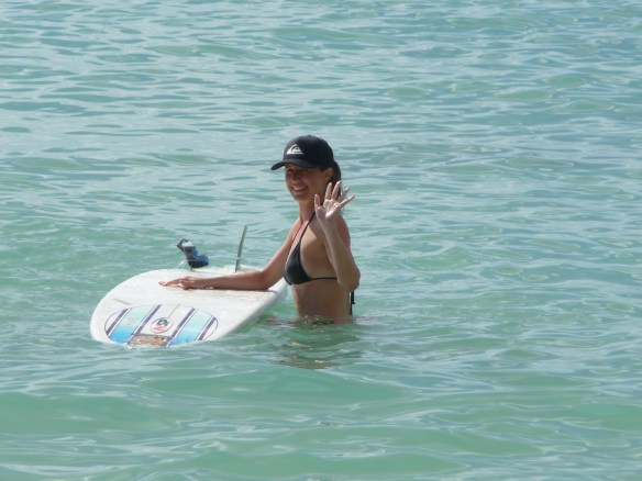 Surfing Waikiki